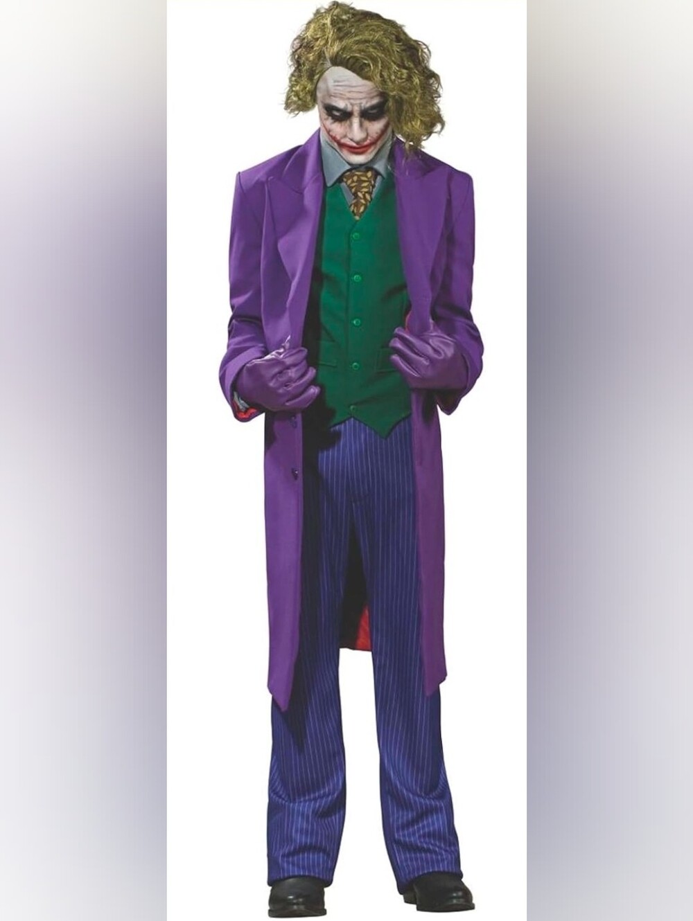 Grand Heritage Dark Knight Adult Joker Villain Costume Xl